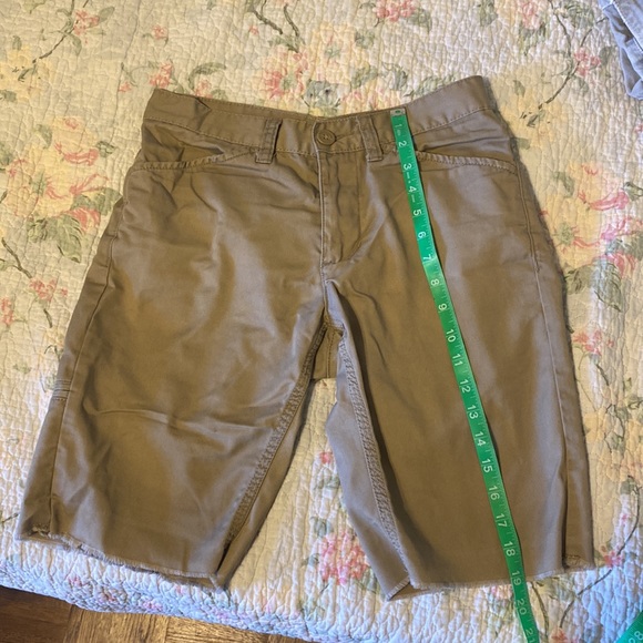 Tan Cutoff Shorts - Picture 2 of 2